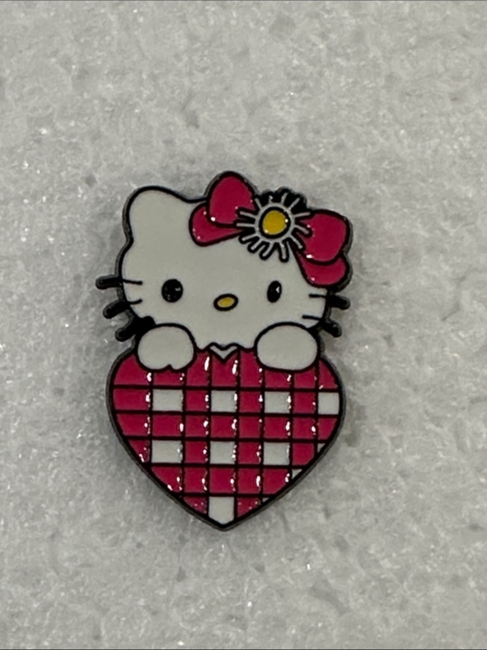 Hello Kitty Pink Bow & Heart Enamel Pin